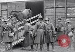 Image of American soldiers reach a French railroad station World War 1 France, 1917, second 56 stock footage video 65675035882