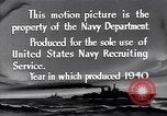 Image of American warships training at sea United States USA, 1940, second 20 stock footage video 65675035887