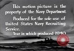 Image of American warships training at sea United States USA, 1940, second 21 stock footage video 65675035887