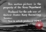 Image of American warships training at sea United States USA, 1940, second 23 stock footage video 65675035887