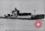 Image of German Navy submarine at a naval base Germany, 1942, second 4 stock footage video 65675035889