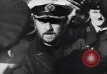 Image of German Navy submarine at a naval base Germany, 1942, second 9 stock footage video 65675035889