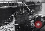 Image of German Navy submarine at a naval base Germany, 1942, second 37 stock footage video 65675035889