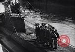 Image of German Navy submarine at a naval base Germany, 1942, second 42 stock footage video 65675035889