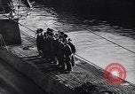 Image of German Navy submarine at a naval base Germany, 1942, second 43 stock footage video 65675035889