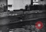 Image of German Navy submarine at a naval base Germany, 1942, second 55 stock footage video 65675035889