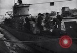 Image of German Navy submarine at a naval base Germany, 1942, second 59 stock footage video 65675035889
