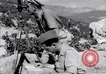 Standbild griechische Militär Soldaten an der Grenze Griechenland, 1948, aus Sekunde 22 historischem Filmmaterial Videoclip 65675035936