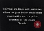 Standbild Kirche und Schule für Neger Ogden South Carolina USA, 1936, aus Sekunde 8 historischem Filmmaterial Videoclip 65675035948