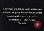 Standbild Kirche und Schule für Neger Ogden South Carolina USA, 1936, aus Sekunde 13 historischem Filmmaterial Videoclip 65675035948