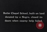 Standbild Schulen der Neger South Carolina United States USA, 1936, aus Sekunde 6 historischem Filmmaterial Videoclip 65675035950
