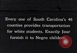 Standbild Schulbusse South Carolina United States USA, 1936, aus Sekunde 1 historischem Filmmaterial Videoclip 65675035953