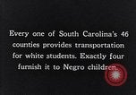 Standbild Schulbusse South Carolina United States USA, 1936, aus Sekunde 15 historischem Filmmaterial Videoclip 65675035953