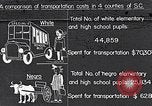 Standbild Transport der negro Schüler South Carolina United States USA, 1936, aus Sekunde 1 historischem Filmmaterial Videoclip 65675035954