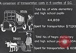 Standbild Transport der negro Schüler South Carolina United States USA, 1936, aus Sekunde 3 historischem Filmmaterial Videoclip 65675035954