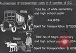 Standbild Transport der negro Schüler South Carolina United States USA, 1936, aus Sekunde 5 historischem Filmmaterial Videoclip 65675035954