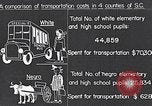 Standbild Transport der negro Schüler South Carolina United States USA, 1936, aus Sekunde 8 historischem Filmmaterial Videoclip 65675035954