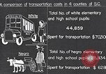 Standbild Transport der negro Schüler South Carolina United States USA, 1936, aus Sekunde 15 historischem Filmmaterial Videoclip 65675035954