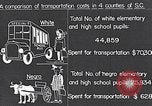 Standbild Transport der negro Schüler South Carolina United States USA, 1936, aus Sekunde 20 historischem Filmmaterial Videoclip 65675035954