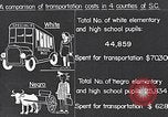 Standbild Transport der negro Schüler South Carolina United States USA, 1936, aus Sekunde 23 historischem Filmmaterial Videoclip 65675035954