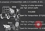 Standbild Transport der negro Schüler South Carolina United States USA, 1936, aus Sekunde 28 historischem Filmmaterial Videoclip 65675035954