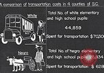 Standbild Transport der negro Schüler South Carolina United States USA, 1936, aus Sekunde 35 historischem Filmmaterial Videoclip 65675035954
