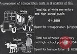 Standbild Transport der negro Schüler South Carolina United States USA, 1936, aus Sekunde 45 historischem Filmmaterial Videoclip 65675035954