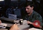 Image of currency exchange by US Army soldiers Long Binh Vietnam, 1969, second 4 stock footage video 65675035969