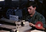 Image of currency exchange by US Army soldiers Long Binh Vietnam, 1969, second 5 stock footage video 65675035969