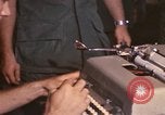 Image of currency exchange by US Army soldiers Long Binh Vietnam, 1969, second 58 stock footage video 65675035969