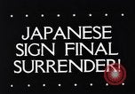 Image of surrender of Japan in World War 2 Tokyo Bay Japan, 1945, second 34 stock footage video 65675035988