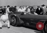 Image of Campbell driving Bluebird Daytona Beach Florida USA, 1931, second 27 stock footage video 65675035997