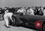 Image of Campbell driving Bluebird Daytona Beach Florida USA, 1931, second 30 stock footage video 65675035997