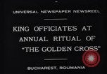 Image of King Carol II Bucharest Romania, 1931, second 3 stock footage video 65675035998