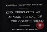 Image of King Carol II Bucharest Romania, 1931, second 4 stock footage video 65675035998