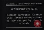Image of James Cannon Trial Washington DC USA, 1931, second 6 stock footage video 65675036001