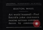 Image of Paul Smith paintings Boston Massachusetts USA, 1931, second 1 stock footage video 65675036002