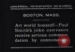 Image of Paul Smith paintings Boston Massachusetts USA, 1931, second 8 stock footage video 65675036002