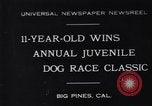 Image dog race Big Pines California USA, 1931, de la seconde 1 séquences d'archives historiques vidéo 65675036003