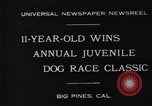 Image dog race Big Pines California USA, 1931, de la seconde 4 séquences d'archives historiques vidéo 65675036003
