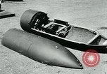 Standbild Azon Bombe montiert auf GB-4 Rakete United States USA, 1945, aus Sekunde 62 historischem Filmmaterial Videoclip 65675036008