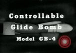 Standbild Glide Bombe GB-4 United States USA, 1940, aus Sekunde 4 historischem Filmmaterial Videoclip 65675036016