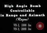 Image of High angle bomb controllable in range and azimuth United States USA, 1940, second 8 stock footage video 65675036022