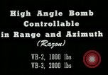 Image of High angle bomb controllable in range and azimuth United States USA, 1940, second 10 stock footage video 65675036022