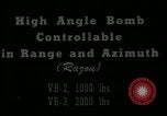 Image of High angle bomb controllable in range and azimuth United States USA, 1940, second 13 stock footage video 65675036022