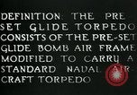 Image of Preset Data Controllable Glide Torpedo United States USA, 1944, second 6 stock footage video 65675036029