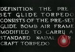 Image of Preset Data Controllable Glide Torpedo United States USA, 1944, second 11 stock footage video 65675036029