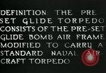 Image of Preset Data Controllable Glide Torpedo United States USA, 1944, second 12 stock footage video 65675036029