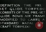 Image of Preset Data Controllable Glide Torpedo United States USA, 1944, second 15 stock footage video 65675036029