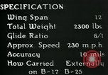 Image of Preset Data Controllable Glide Torpedo United States USA, 1944, second 22 stock footage video 65675036029